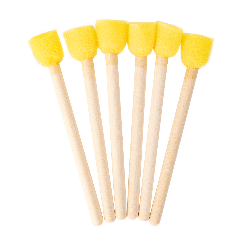 Sponge Brushes 6pcs