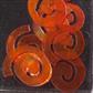 Shell Design Swirl Orange
