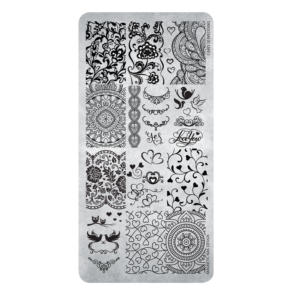 Stamping Plate 10 Wedding