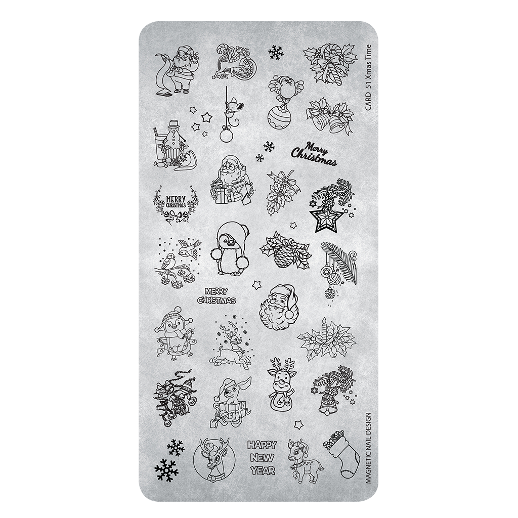 Stamping Plate 51 Xmas Time