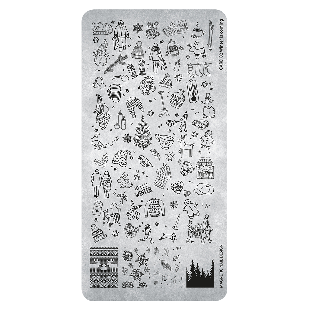 Stampingplate 82 Winter is Coming