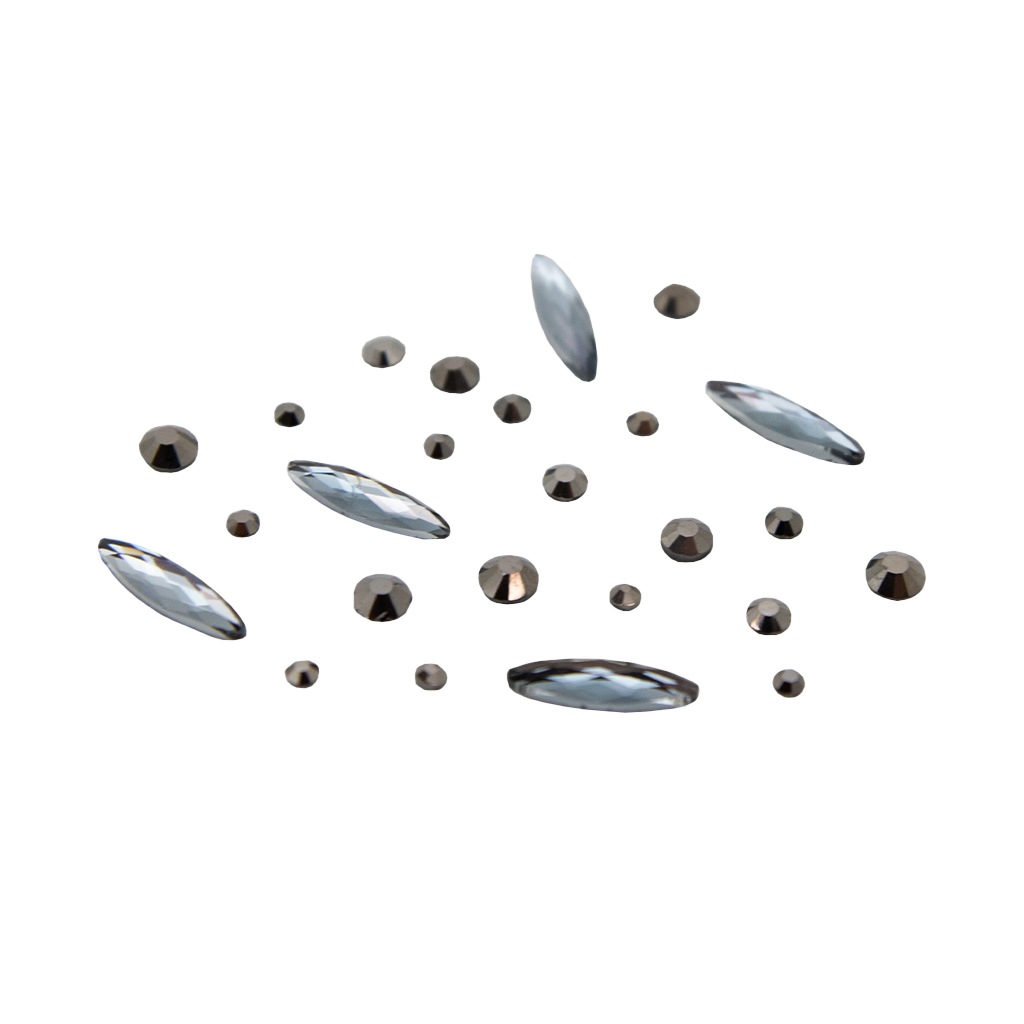 Rhinestone Mix Boat 20 pcs