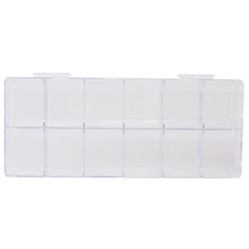 Empty Tip Box 12 Compartments