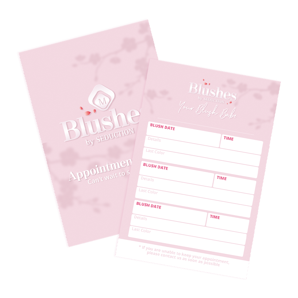 Blush Appointment Cards 50 pcs