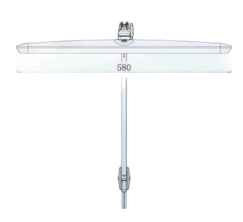 PNS zwarte Tafel LED Lamp met klem