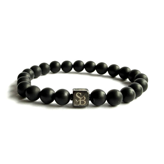 Matte Obsidian Stones (8mm)