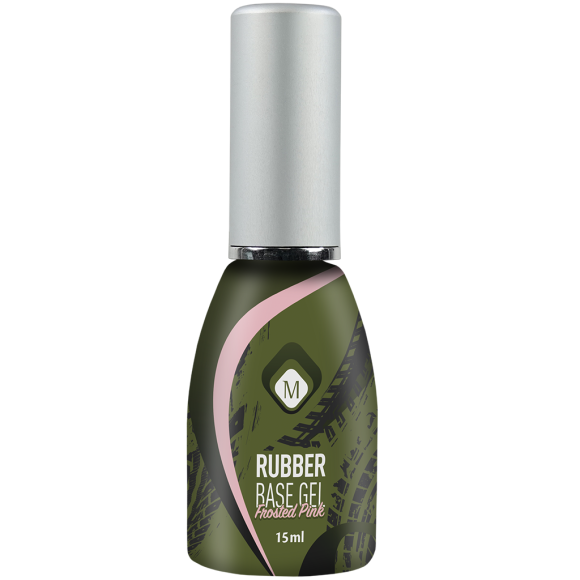 Magnetic Nail Design Rubber Base Gel Frosted Pink 15 ml