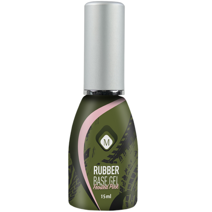 Magnetic Nail Design Rubber Base Gel Frosted Pink 15 ml