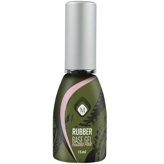 Magnetic Nail Design Rubber Base Gel Frosted Pink 15 ml