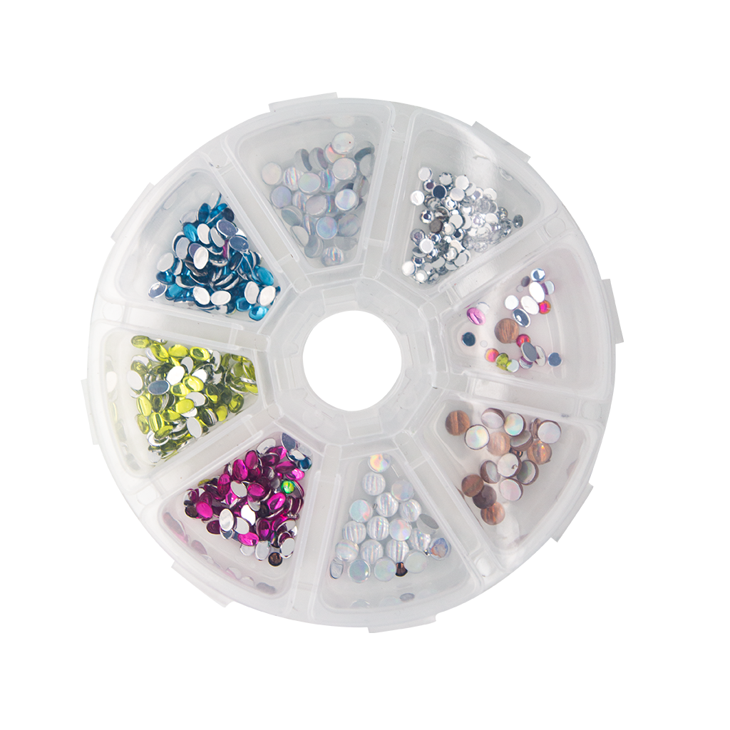 Magnetic Rhinestone Wheel Large
