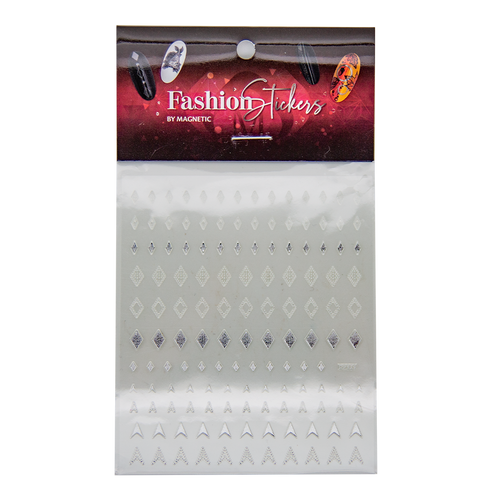 Magnetic Fashion Sticker Diamond Silver