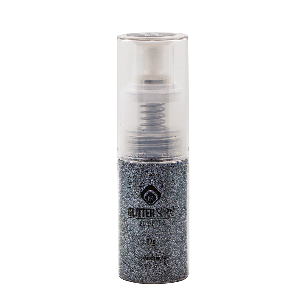 Glitter Spray Steel Grey 17g