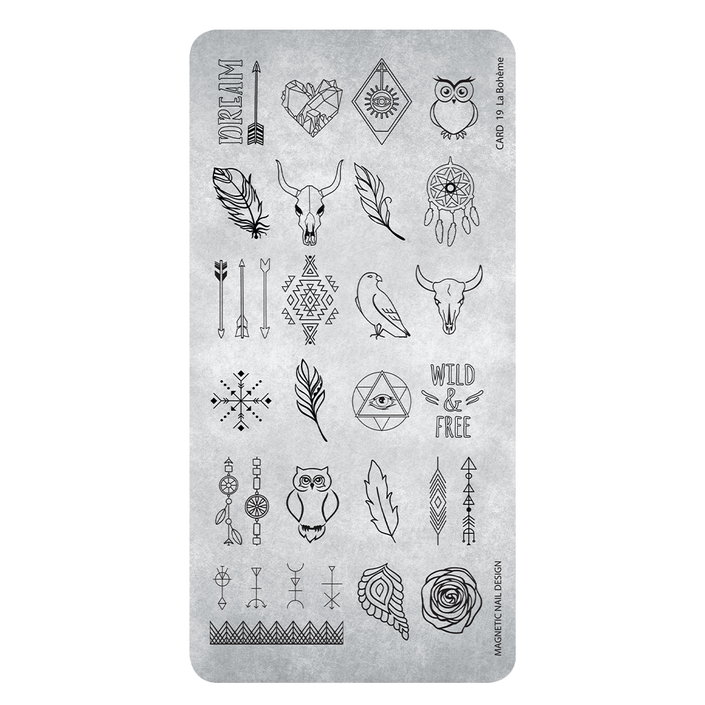 Stamping Plate 19 La Boheme