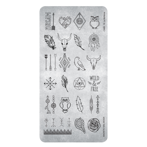 Stamping Plate 19 La Boheme