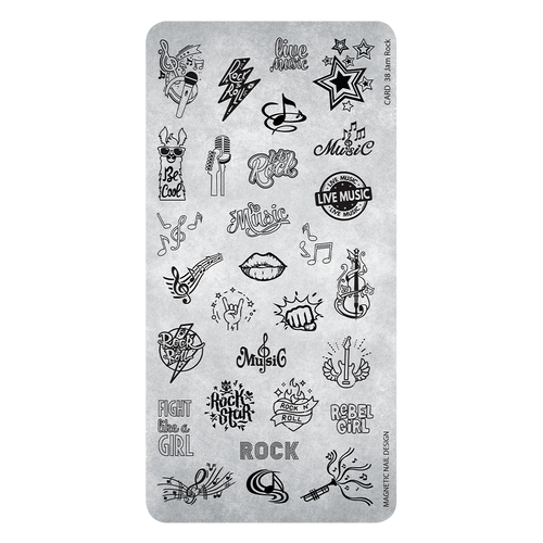 Stamping Plate 38 Jam Rock
