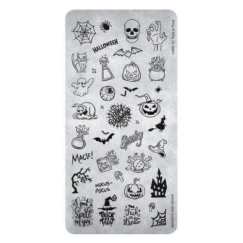 Stamping Plate 41 Trick or Treat