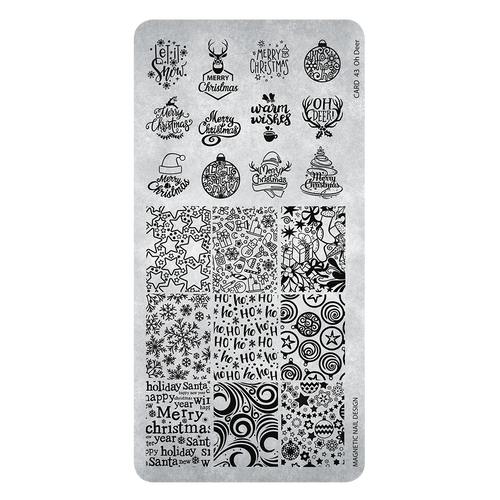 Stamping Plate 43 Oh Deer