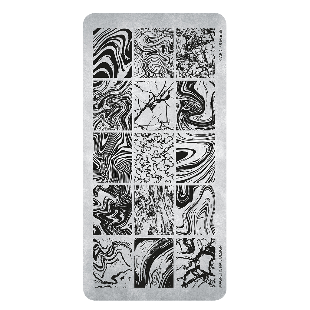 Stamping Plate 58 Marble