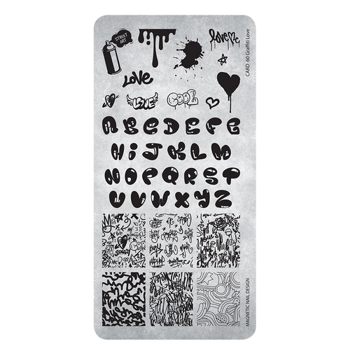 Stamping Plate 60 Graffiti Love