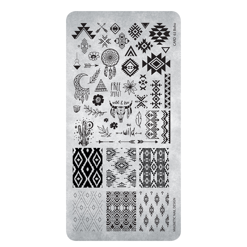 Stampingplate 63 Boho