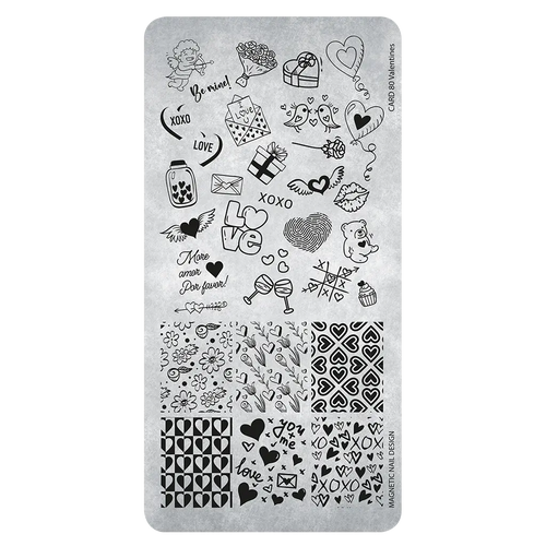 Magnetic Stampingplate 80 Valentines