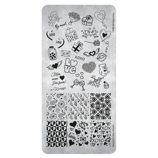 Magnetic Stampingplate 80 Valentines