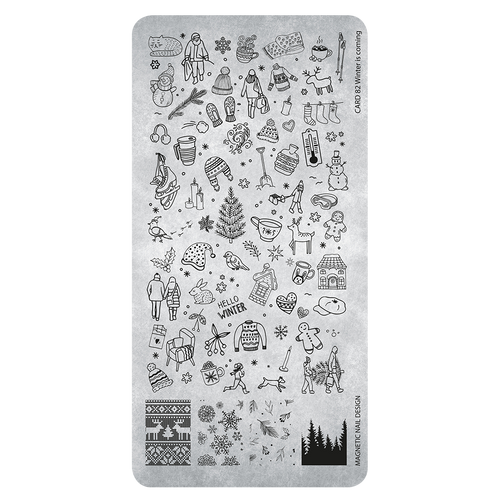 Stampingplate 82 Winter is Coming