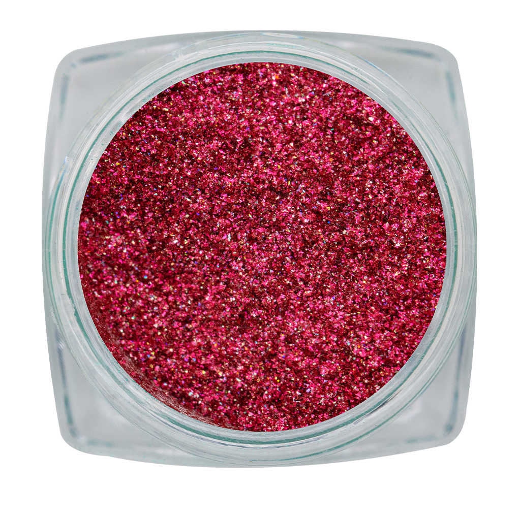 Magnetic Chrome Sparkle Red