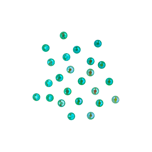 Rhinestones Neon Green 24 pcs M