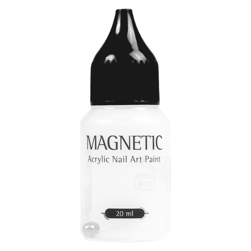 Empty Paint Bottle with Black Cap
