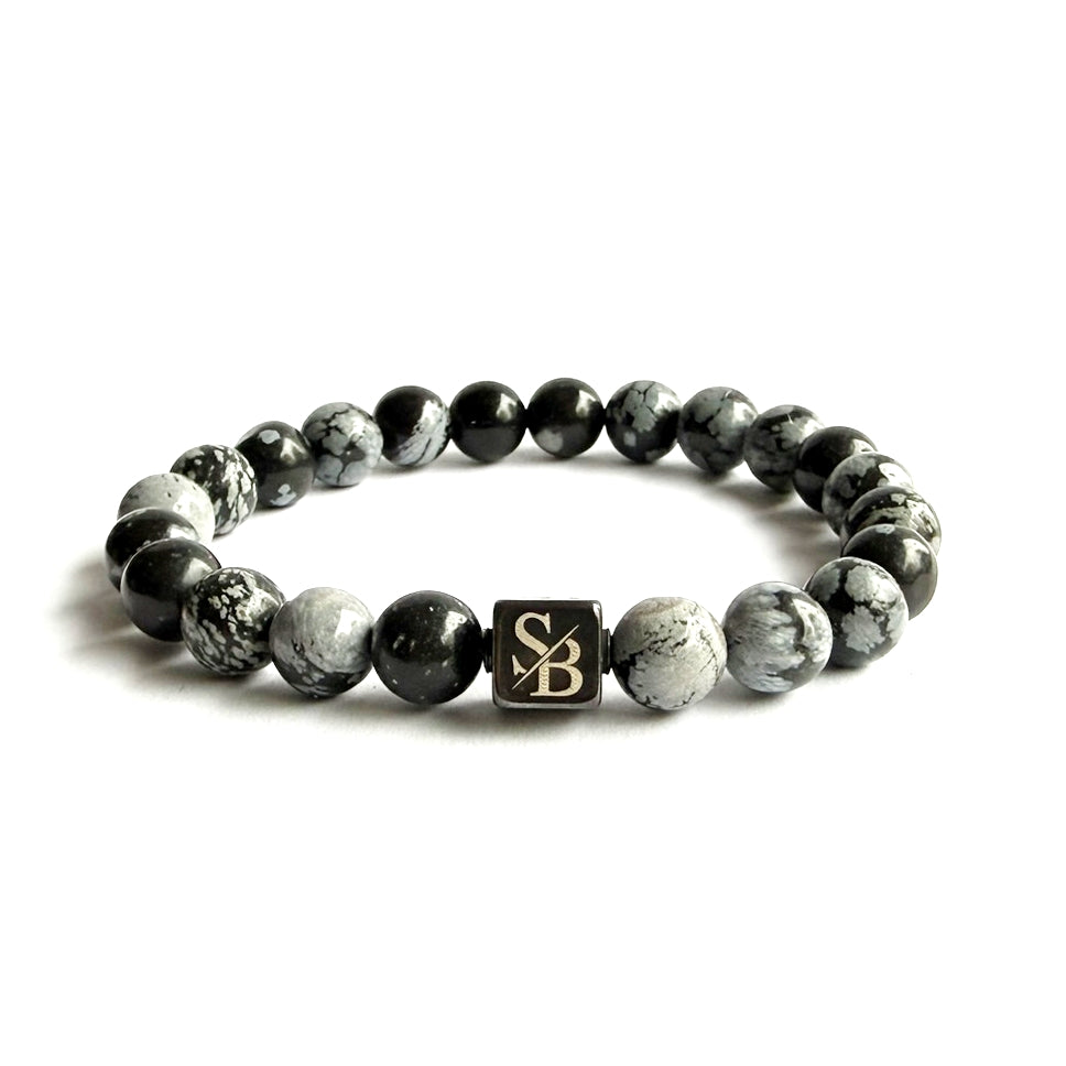 Snowflake Obsidian Stones (8mm)