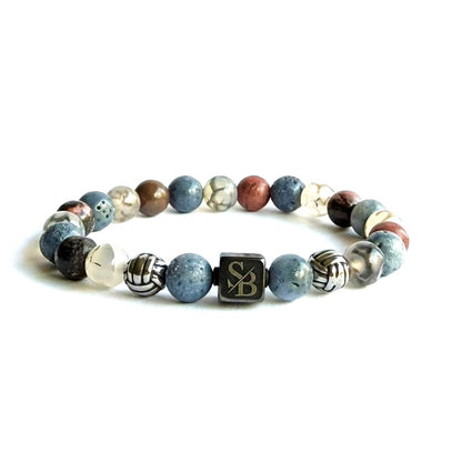 Poseidon | Silver+ Stones (8mm)