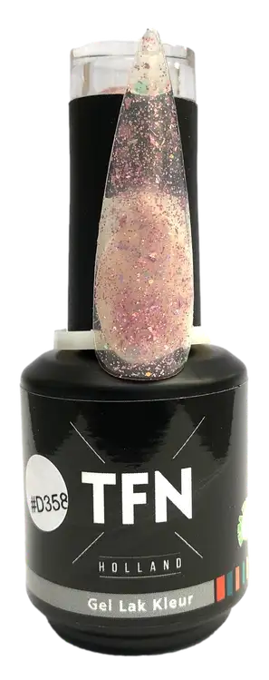 TFN Gellak - nr. D358 Glitter roze