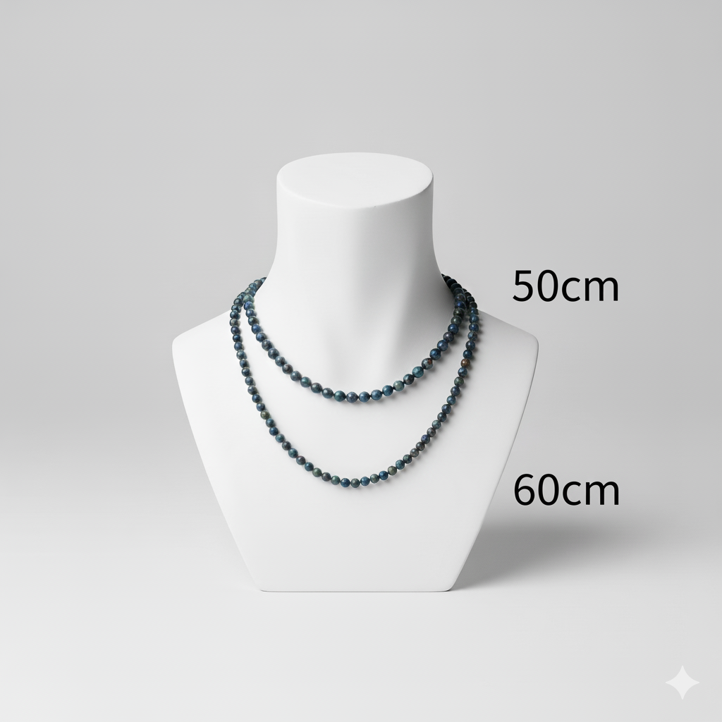 Royal Lapis Necklace (6mm)