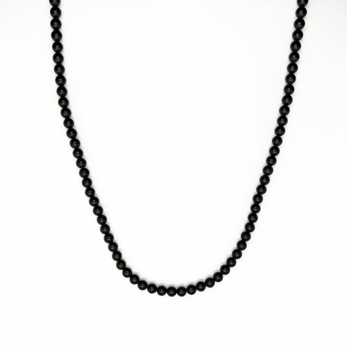 Matte Obsidian Necklace (6mm)