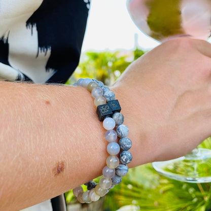 Striped Agate Stones (6mm)
