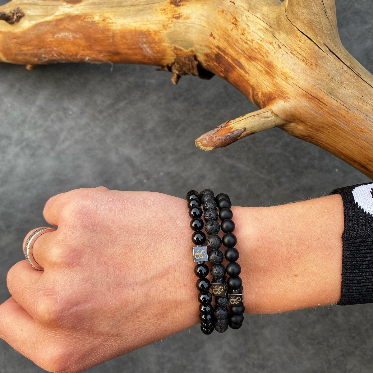 Matte Obsidian Stones (6mm)