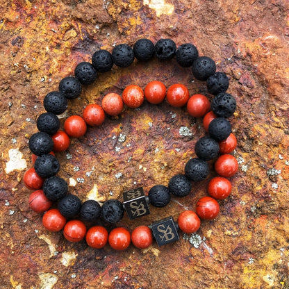 Red Sesame Stones (8mm)