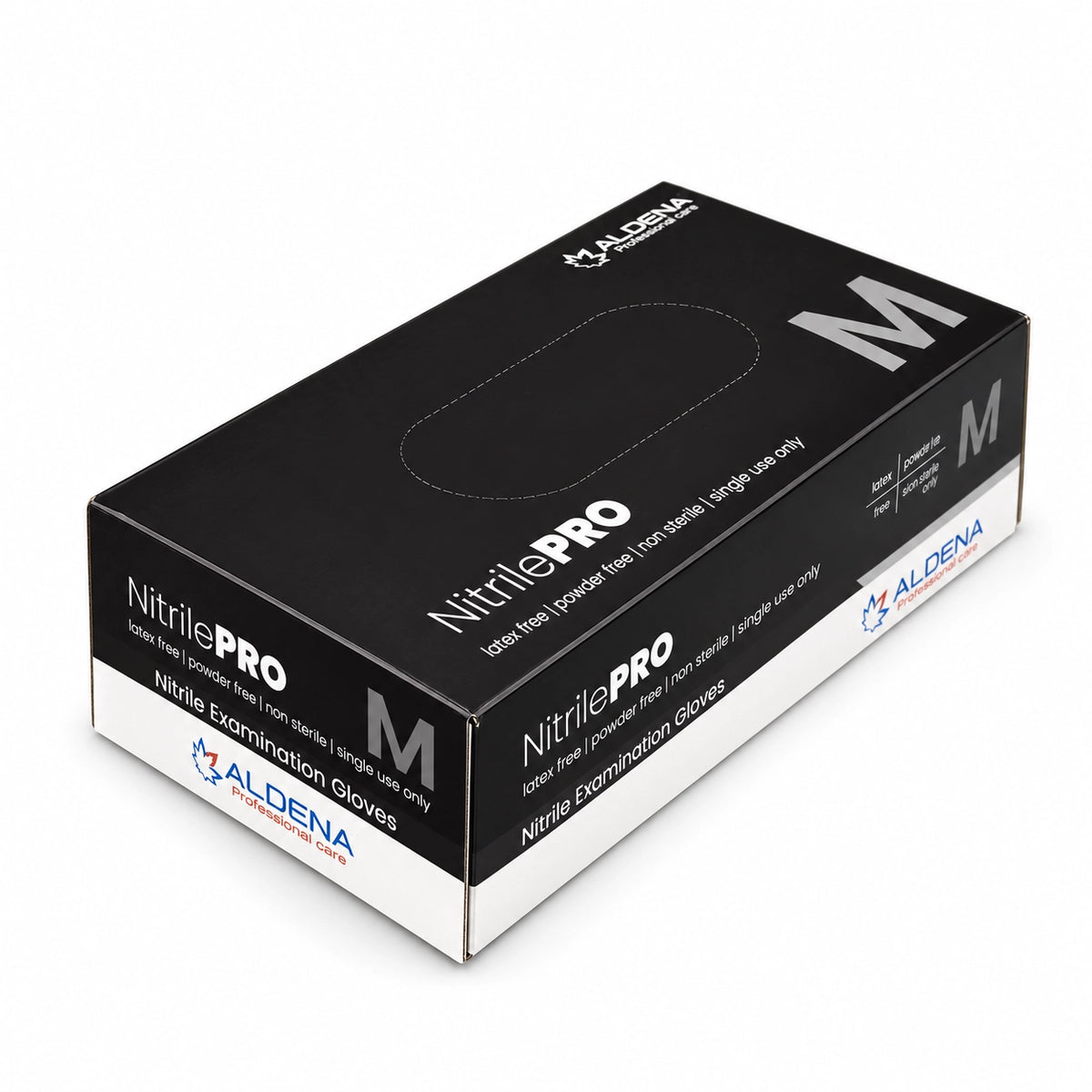 NitrilePRO Nitril Handschoenen Zwart 100 Stuks