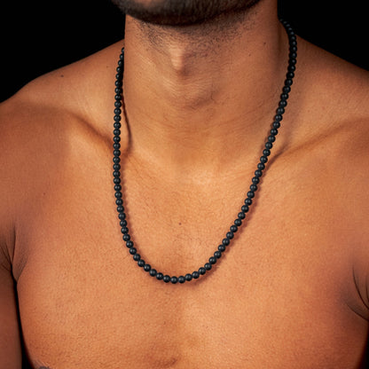 Matte Obsidian Necklace (6mm)