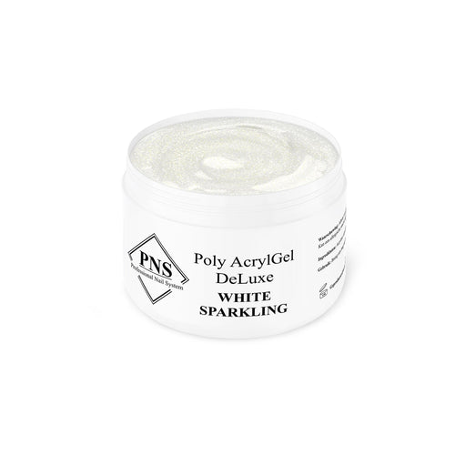 PNS AcrylGel DeLuxe White Sparkling 30ml