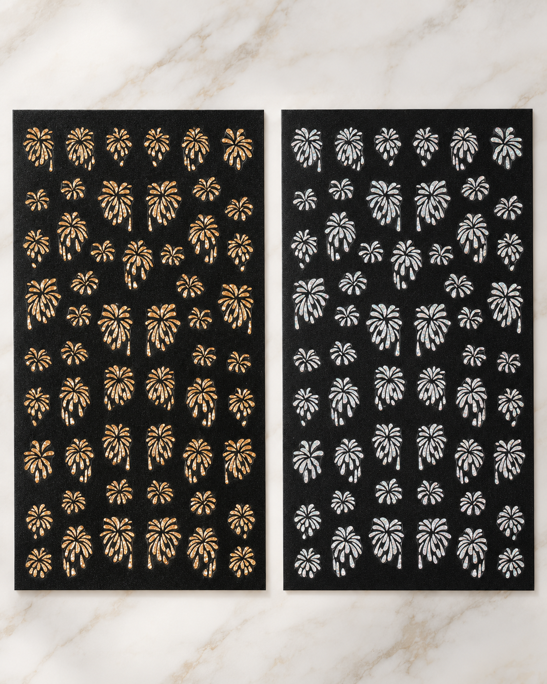 PNS Firework Stickers Gold