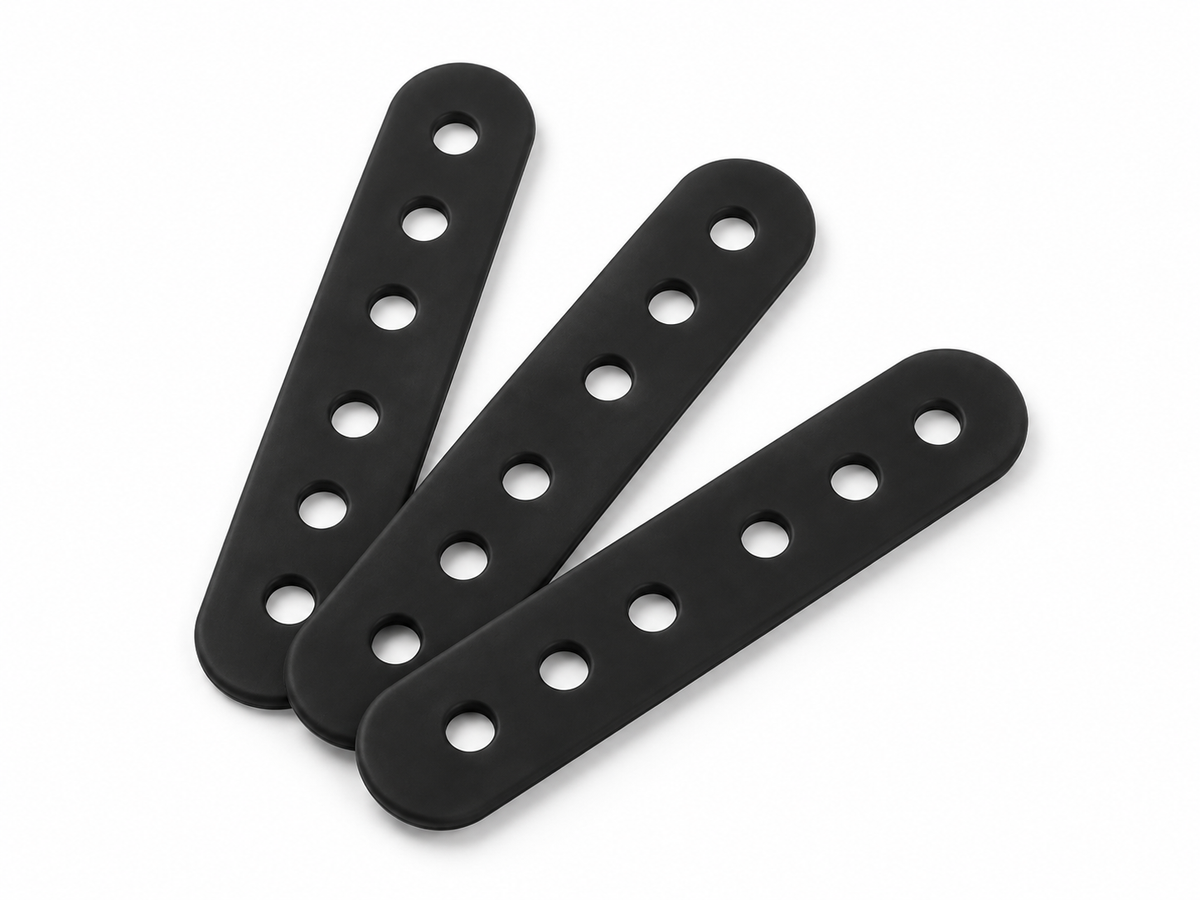 PNS Nail Polish Shaker RUBBERS 3x zwart