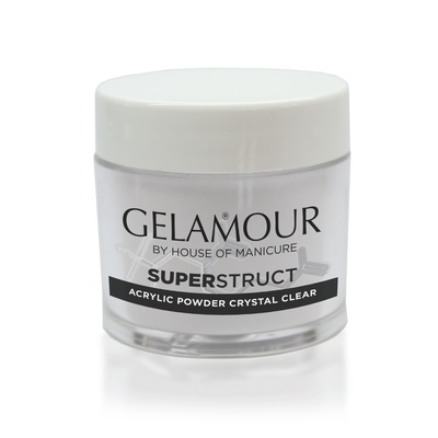 Gelamour Superstruct Acryl powder Crystal Clear 90 gr