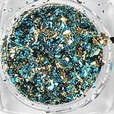 TFN Folie Glitter Blauw/goud