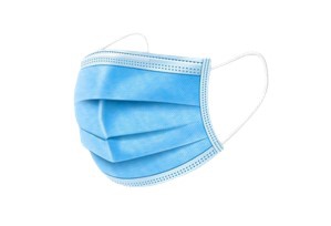Mondmasker mondkapje non medical  50 stuks blauw