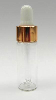 Flesje met pipet gouden dop 5 ml