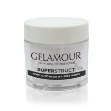 Gelamour Superstruct Acryl powder Whitest White 25 gr