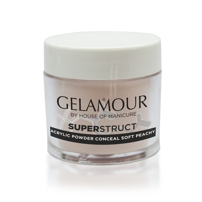 Gelamour Superstruct Acryl powder Soft Peachy 25 gr
