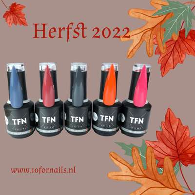 TFN gel lak Herfst '22 deal met gratis High shine topcoat